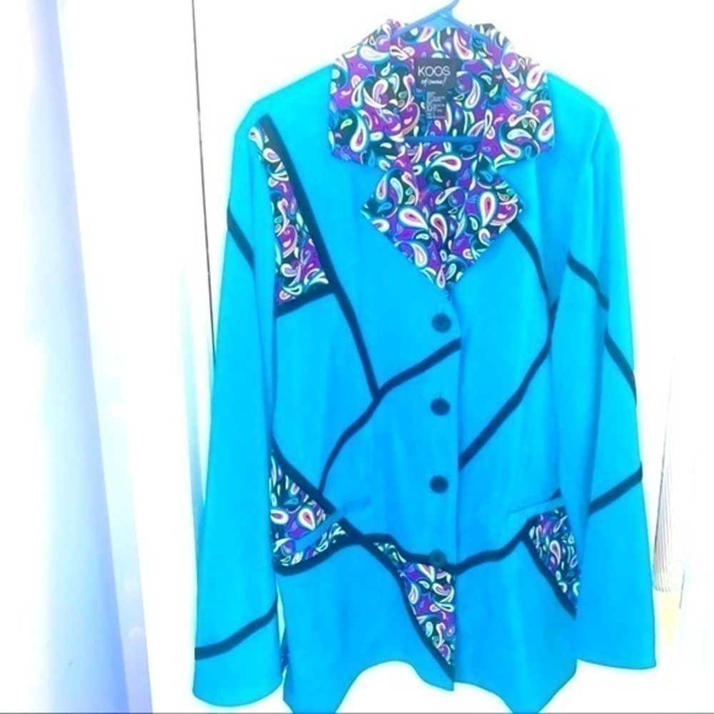 KOOS OF COURSE! REVERSIBLE FAUX SUEDE  CAR COAT